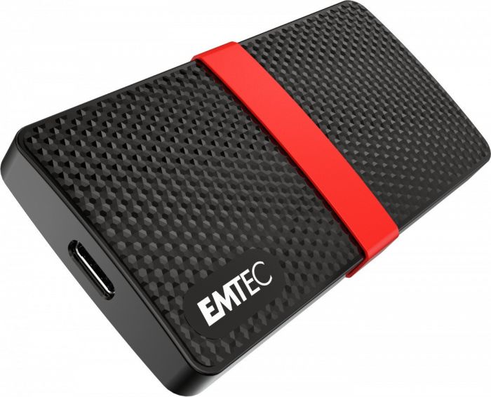 SSD 512GB EMTEC 3.1 Gen2 X200 Portable retail Ārējais cietais disks