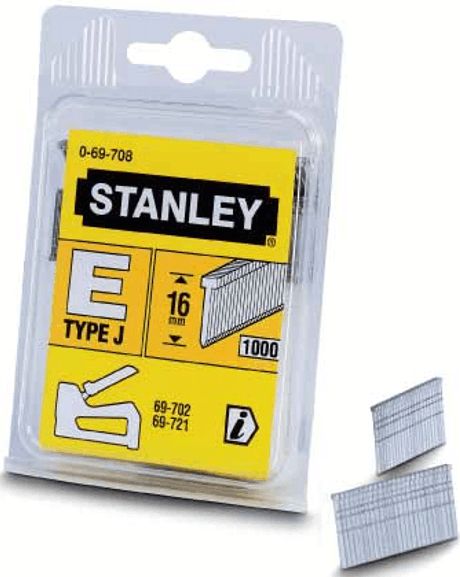 Stanley Gwozdzie do gwozdziarki 16mm 1000szt. (0-69-708) 697080 (3253560697082)