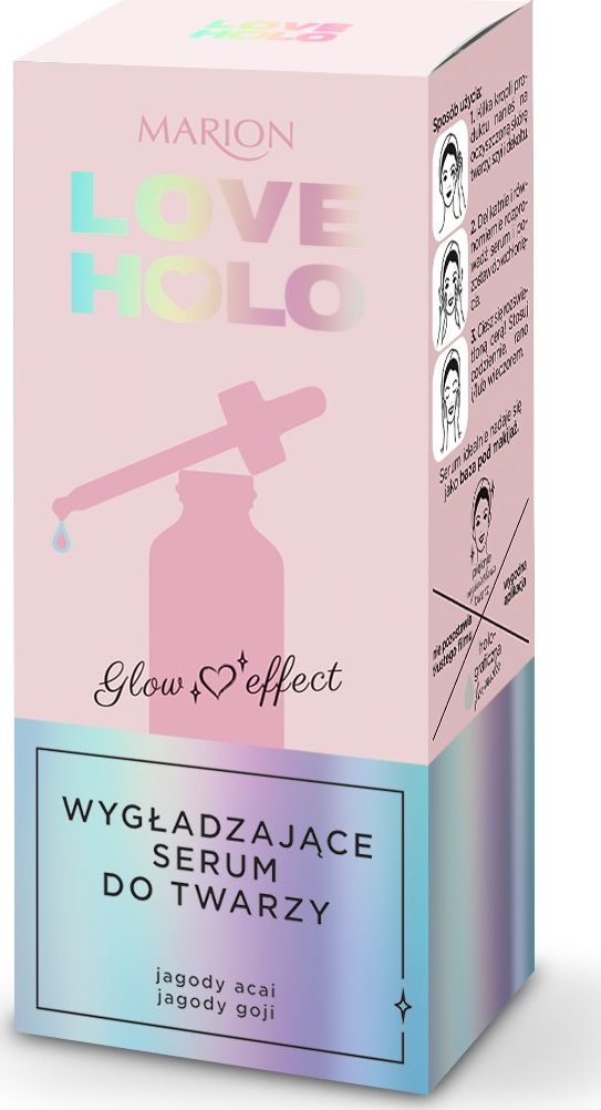 Marion Love Holo Serum do twarzy wygladzajace Glow Effect 20ml 781402 (5902853014027) kosmētika ķermenim