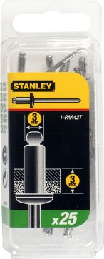 Stanley Nity aluminiowe Stanley 3x3 mm zrywalne 25 szt (PAA42T1) PAA42T1 (3253561050961)