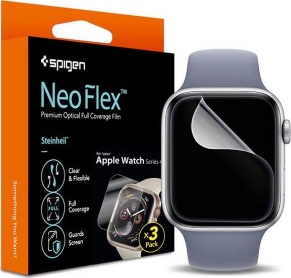 Spigen Folia ochronna Spigen Neo Flex x3 do Apple Watch 4 (40mm) uniwersalny 061FL25575 (8809640250200)