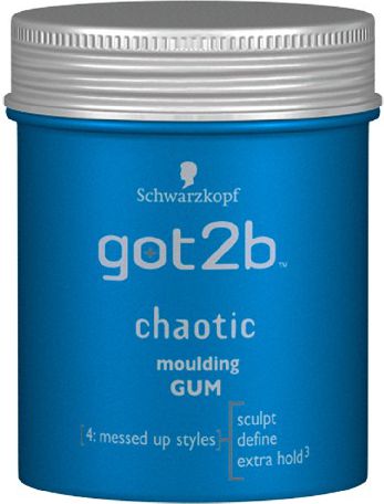 Schwarzkopf Got2b Chaotic Guma do modelowania 100 ml 68366373 (9000100366373)
