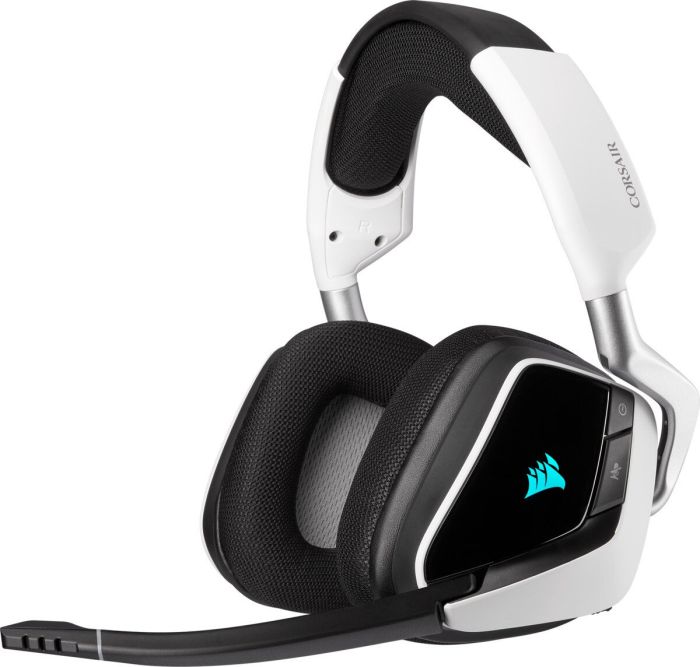 Corsair Premium Gaming Headset VOID RGB ELITE Built-in microphone, Black/White, Over-Ear austiņas