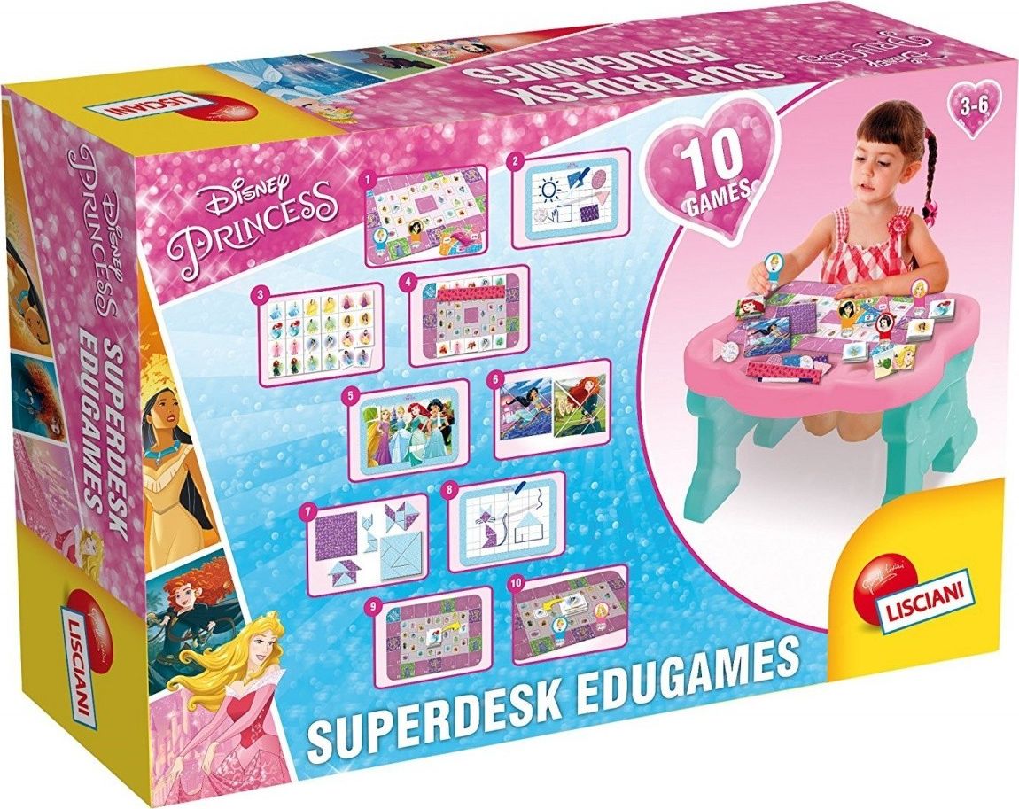 Lisciani Superbiurko Edukacyjne Princess GXP-698809 (8008324058907) galda spēle