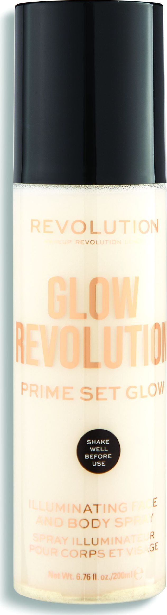 Makeup Revolution rozswietlajaca mgielka eternal gold 200 ml 731797 (5057566061797) kosmētika ķermenim