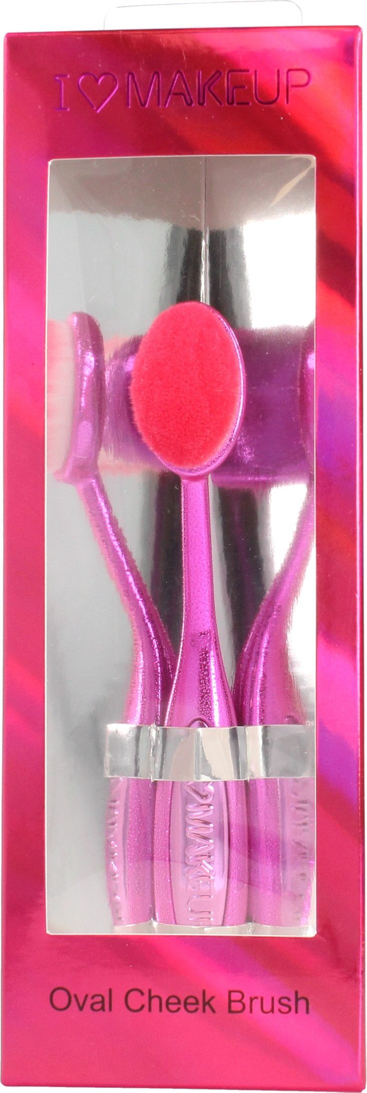 Makeup Revolution I Heart Makeup Oval Cheek Brush Szczotka do makijazu policzkow 1szt 732591 (5029066102591)