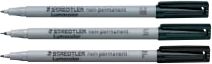 Staedtler LUMOCOLOR Flamaster suchoscieralny OHP M, 4 kolory w etui (STA018) STA018 (4007817309278)