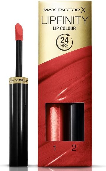 MAX FACTOR SET Lipfinity Lip Colour pomadka do ust 125 So Glamorous 2,3ml + Top Coat 1,9g 8005610624761 (8005610624761) Lūpu krāsas, zīmulis