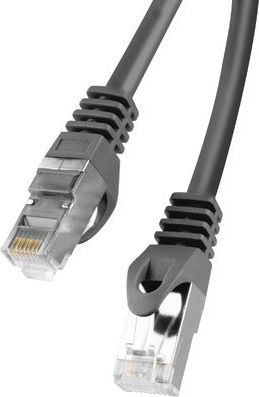 Patchcord FTP PCF6-10CC-0100-BK cat.6 1M black kabelis, vads