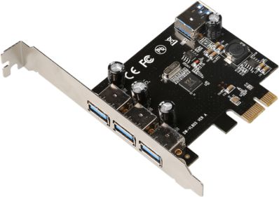 MicroConnect 4 port USB 3.0 PCIe card Main chip : VL805 karte