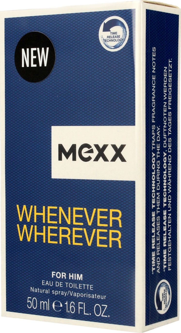 Mexx Whenever Wherever EDT 50 ml 99240016677 (3614228228039) Vīriešu Smaržas