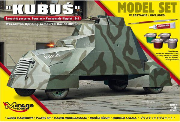 Armored car 'Kubus' set Rotaļu auto un modeļi