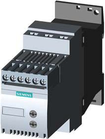 Siemens Softstart 3-fazowy 200-480VAC 17,6A 7,5kW/400V Uc=24V AC/DC S00 (3RW3018-1BB04) auto akumulatoru lādētājs