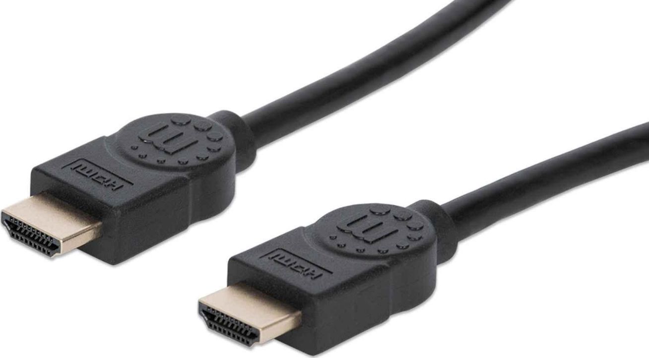 Manhattan Premium HDMI-Kabel Ethernet-Kanal 4K@60HZ 1,8m kabelis, vads