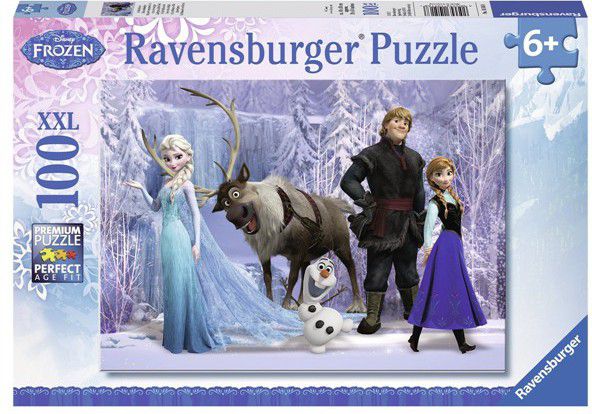 Ravensburger RAVEN. 100 EL. Kraina Lodu - 105168 105168 (4005556105168) puzle, puzzle