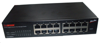 Switch Longshine 16x GE GS8416 Web Smart SNMP (Fanless) komutators