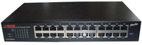 Switch Longshine 24x GE GS8424 Web Smart SNMP (Fanless) komutators