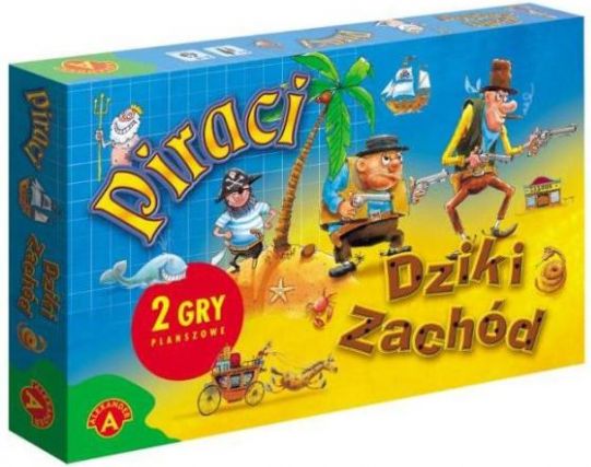 Alexander Gra planszowa Piraci - Dziki Zachod 0235 (5906018002355) galda spēle