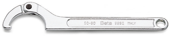 Beta Tools Klucz hakowy z pazurem przegubowy 50-120mm (000990280) BE99SQ/80-12 (8014230084411)