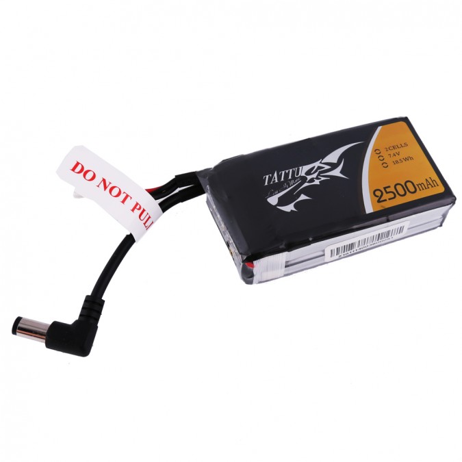 Gens Ace & TATTU 2500mAh 7.4V TATTU for Fatshark Goggles - TA-2500-2S1P