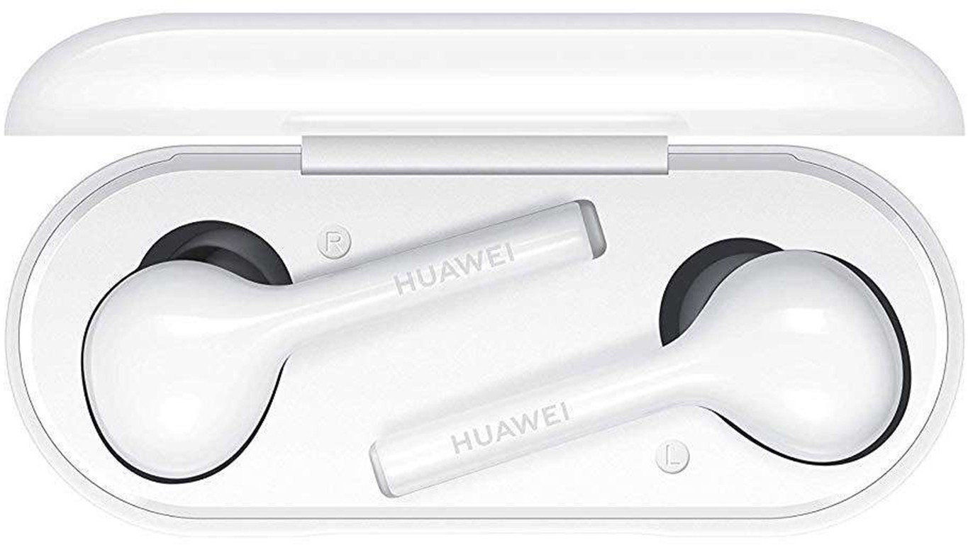 Huawei Freebuds Lite white bezvadu austiņas, mikrofons