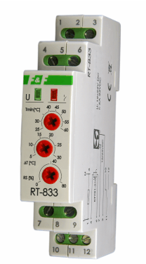 F&F Regulator temperatury z regulacja predkosci obrotowej wentylatora RT-833 RT-833 (5908312598596)