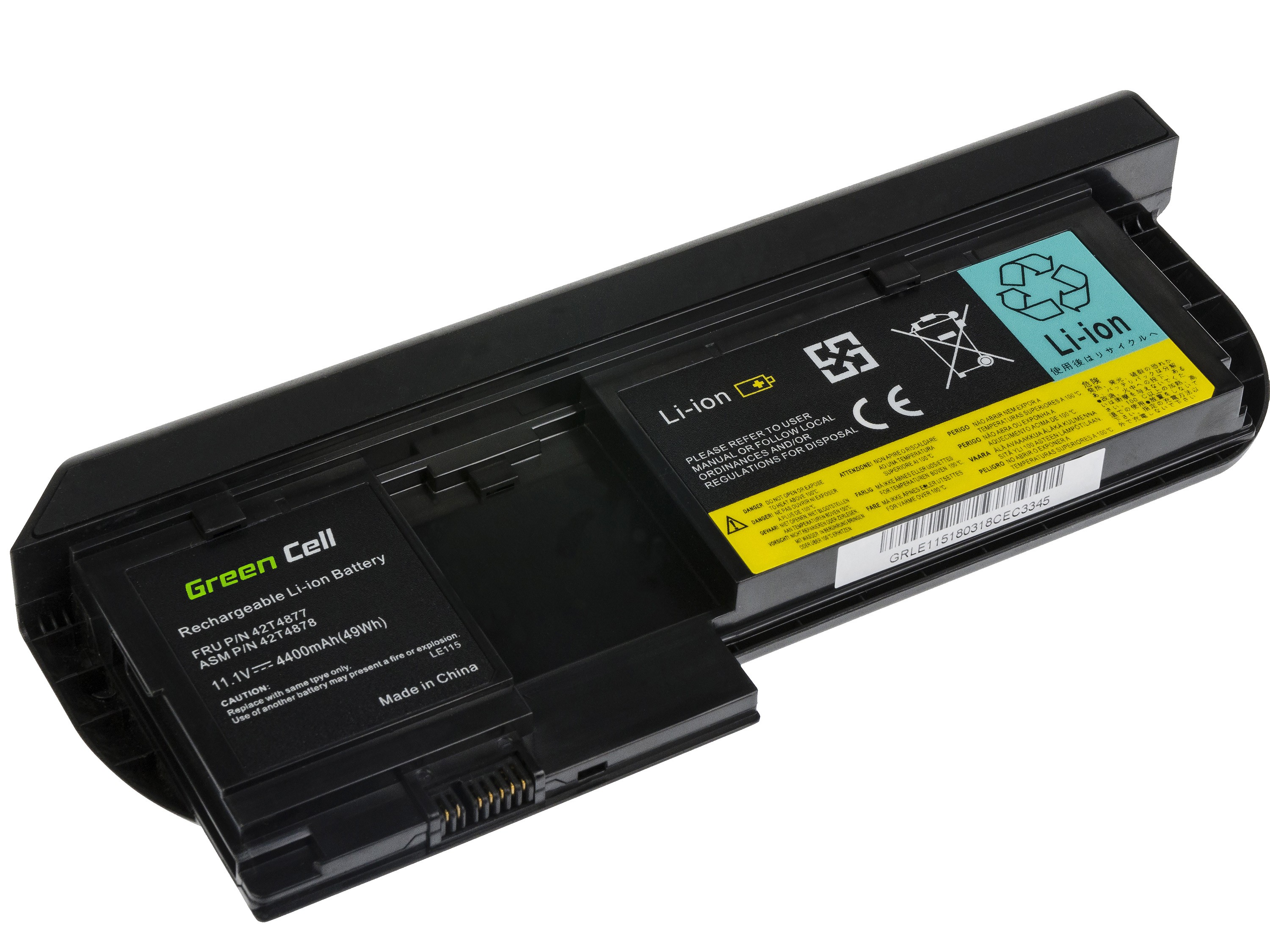 Green Cell Battery 45N1079 for Lenovo ThinkPad Tablet X220 X220i X220t akumulators, baterija portatīvajiem datoriem