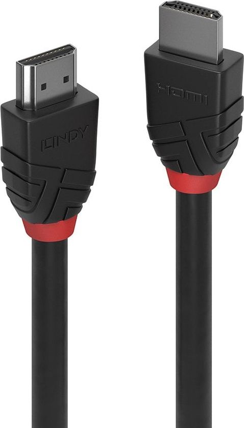 Lindy HDMI High Speed Kabel Black Line 3m kabelis, vads