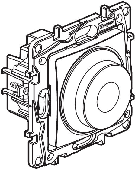 Legrand NILOE Sciemniacz obrotowy 300 W 2 przewodowy kremowy 764688 (3414970684721)