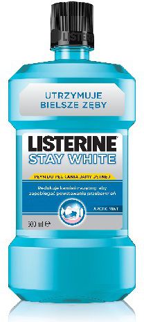 Listerine  Plyn Stay White 500ml (7312401) 517312401 (3574660440416) mutes higiēnai