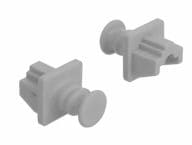 for RJ45 - Schutzumschlag - Grau (Packung mit 10) datortīklu aksesuārs