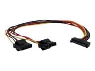 InLine SATA Strom-Y-Kabel auf 2x 4-Pol Molex - 30cm kabelis datoram