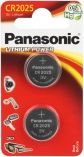 Panasonic Bateria Lithium Power CR2025 165mAh 2 szt. CR2025/2BP (5410853053927) Baterija