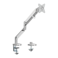 Logilink BP0086 Desk Mount, 17-32 , Maximum weight (capacity) 9 kg, Silver 4052792058055 TV stiprinājums