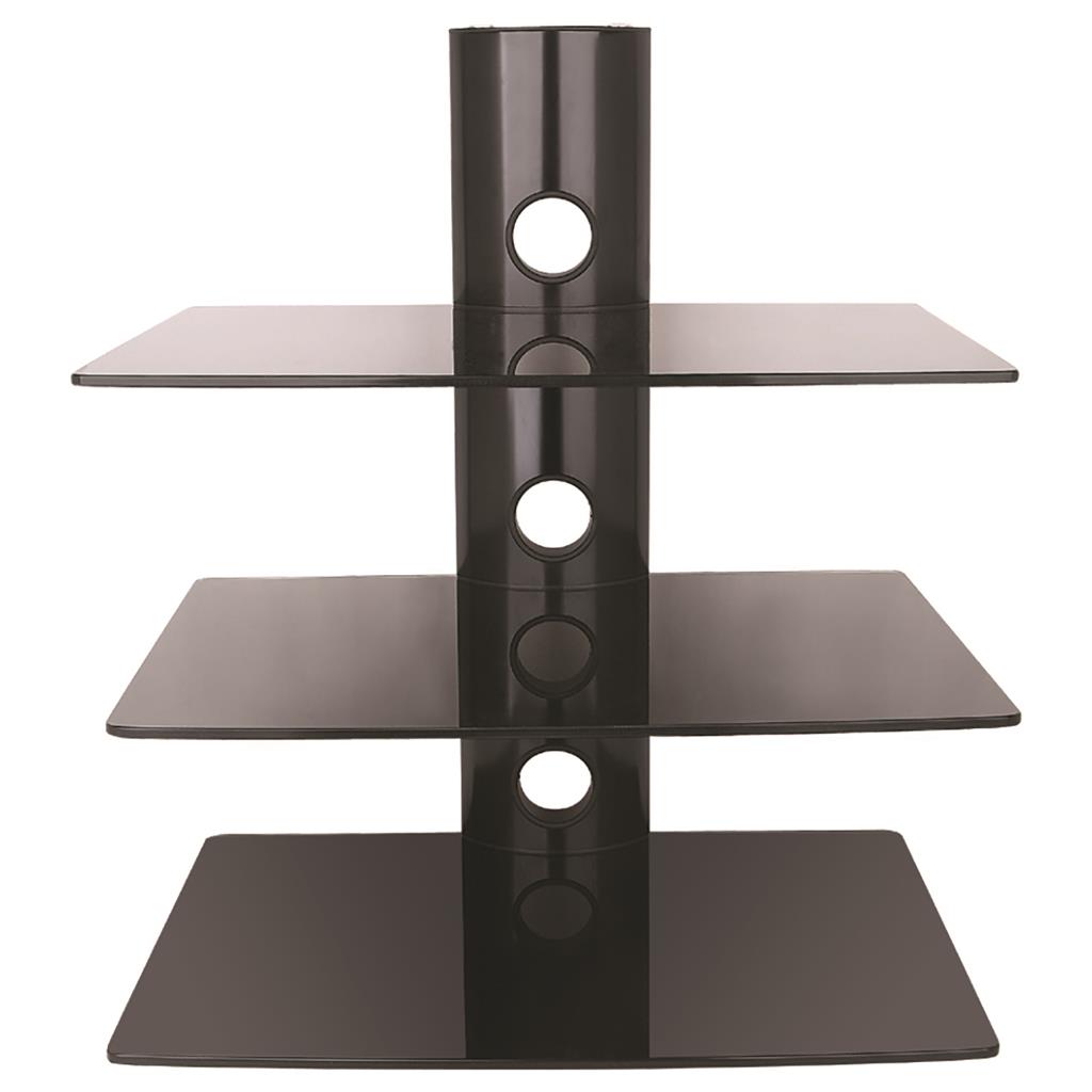 ART DVD wall shelf      30kg, triple TV stiprinājums