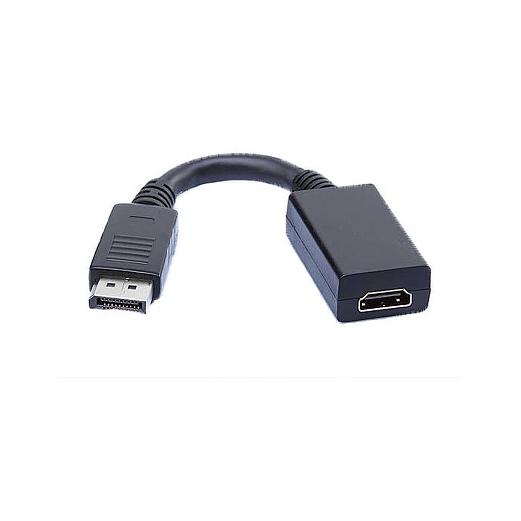 ART Adapter DISPLAY PORT male /HDMI female 15cm ART oem kabelis, vads