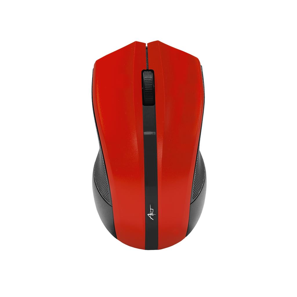 ART mouse wireless-optical USB AM-97D red Datora pele