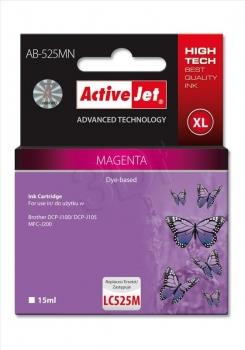 Ink ActiveJet AB-525MN | Magenta | 15 ml | Brother LC525M