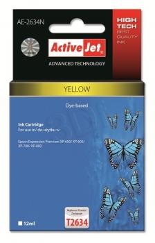 Ink ActiveJet AE-2634N | Yellow | 12 ml | Epson T2634