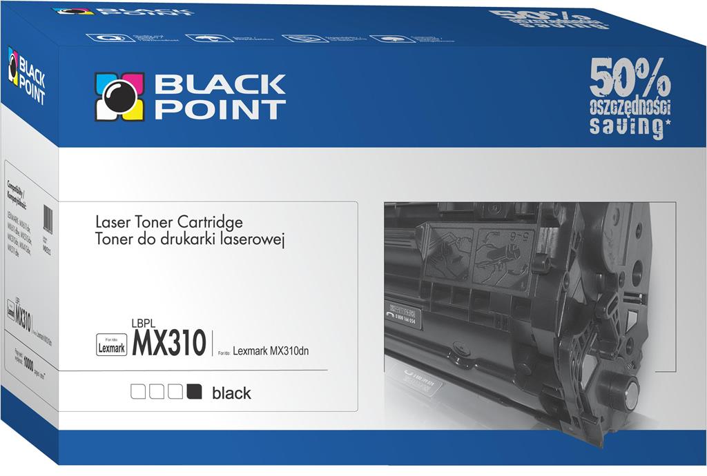 Toner Black Point LBPLMX310 | black | 10000 pp | Lexmark 60F2H00