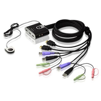 ATEN CS692 2-Port USB HDMI KVM Switch, Audio 2.1, Remote port selector (1.8m) KVM komutators