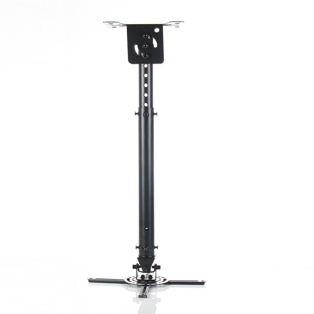 ART Holder P-107B, 47-76cm to projector black| 15KG Mounting to the ceiling projektora aksesuārs
