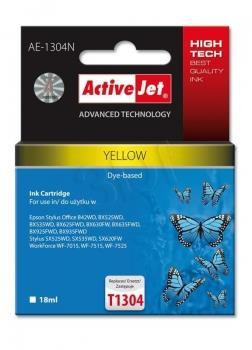 Ink ActiveJet AE-1304N | Yellow | 18 ml | Epson T1304