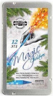 KOH-I-NOOR Kredki 12 kolorow Progresso Magic Christmas - WIKR-963679