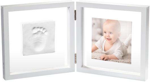 Baby Art Baby Style dubultais komplekts mazuļa pēdiņas vai rociņas nospieduma izveidošanai ar krāsu vai masu, balts 3601095800 aksesuāri bērniem