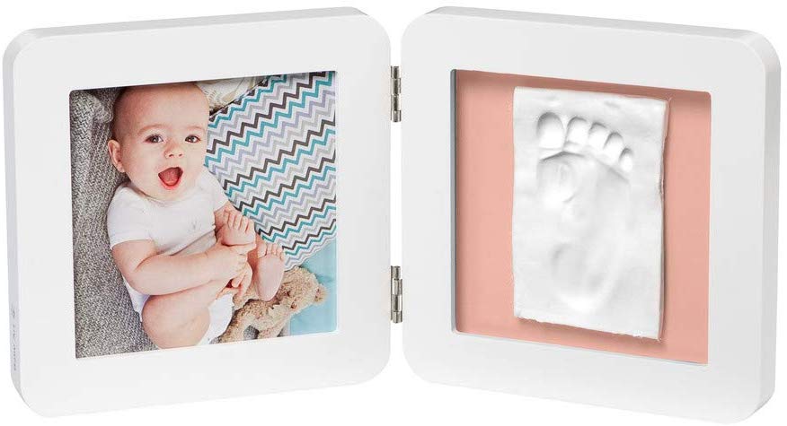 Baby Art Double 1P Essentials komplekts mazuļa pēdiņas vai rociņas nospieduma izveidošanai, balts 3601097100 aksesuāri bērniem