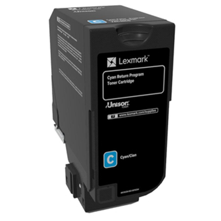 Lexmark Lexmark High Capacity Cyan Return Programme 84C2HC0 Toner Cartridge Lexmark kārtridžs