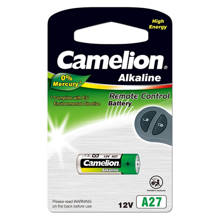 Camelion Plus Alkaline 12V (A27), 1-pack Baterija