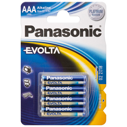 Panasonic AAA, Alkaline, 4 pc(s) Baterija