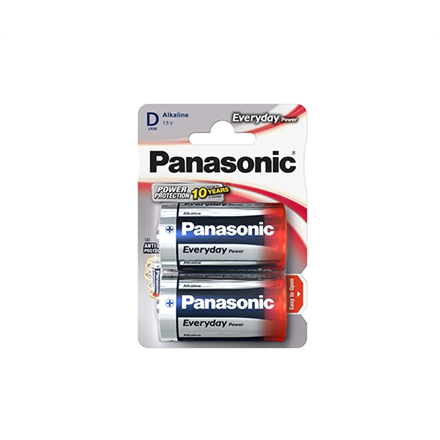 Panasonic D, Alkaline, 2 pc(s) Baterija